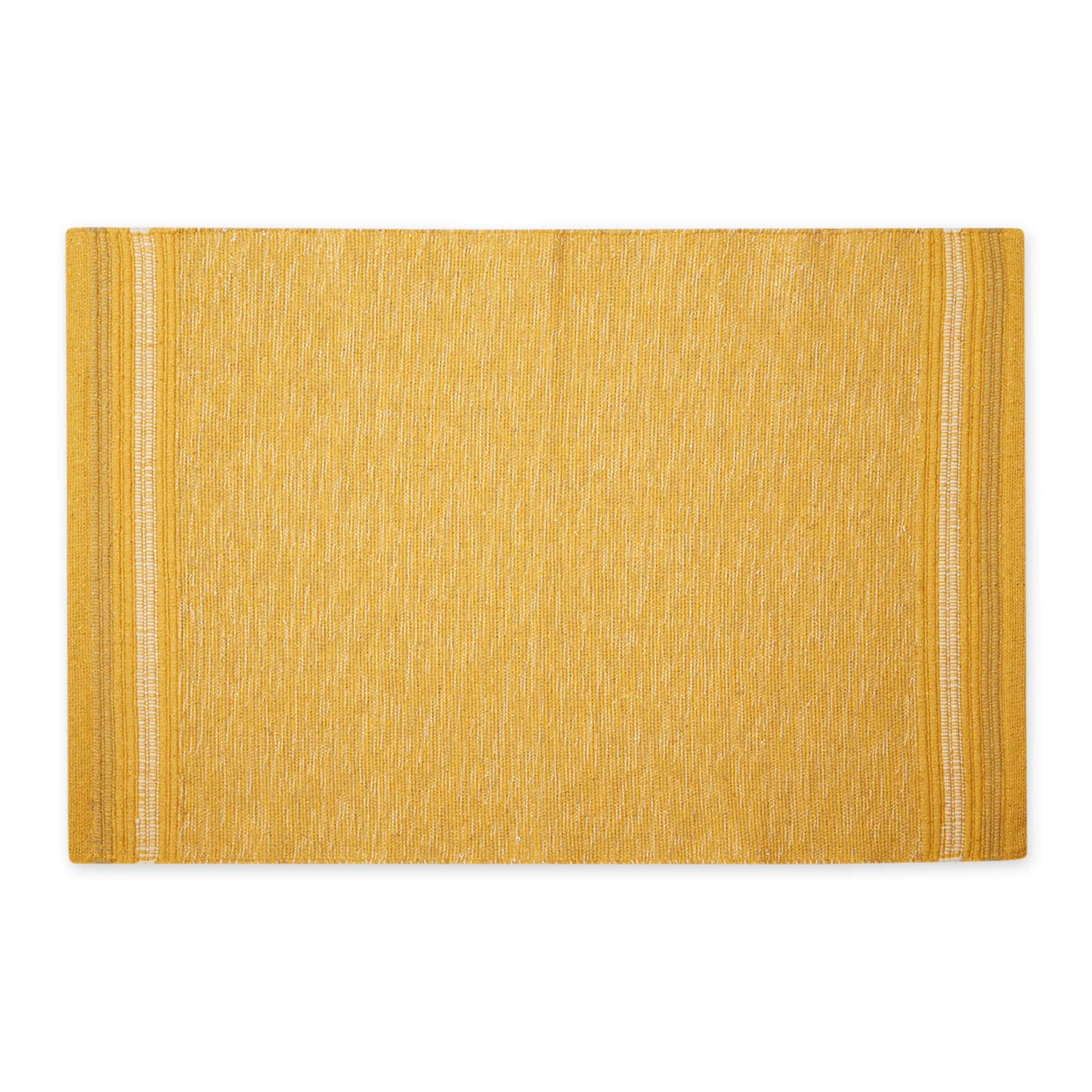 DII® Modern Stripe Variegated Handwoven Recycled Yarn Rug